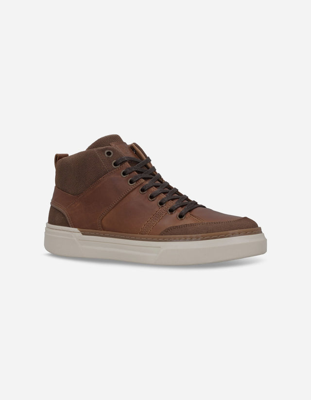 Zapatillas Caña Alta Hombre Cuero Citation-6-80 Brandy