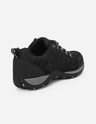 Zapatillas Hombre Outdoor Cuero Y Textil Cliffrocken-0-01 Negro