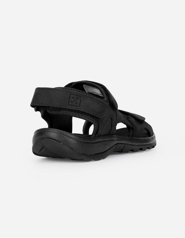 Sandalias Hombre Cuero Coastown-9-01 Negro