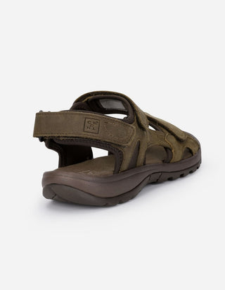 Sandalias Hombre Cuero Coastown-9-01 Taupé