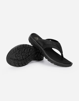 Sandalias Hombre Cuero Coastown-9-02 Negro