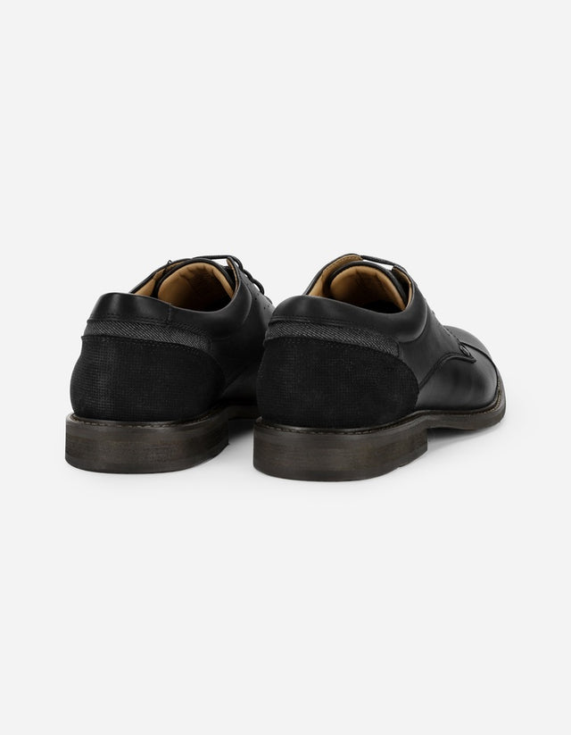 Zapatos Hombre Cuero Corktown-0-02 Negro