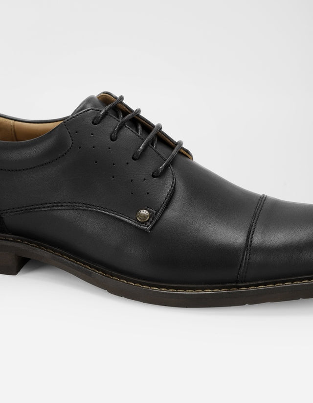Zapatos Hombre Cuero Corktown-0-02 Negro