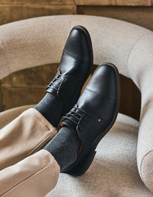 Zapatos Hombre Cuero Corktown-0-02 Negro