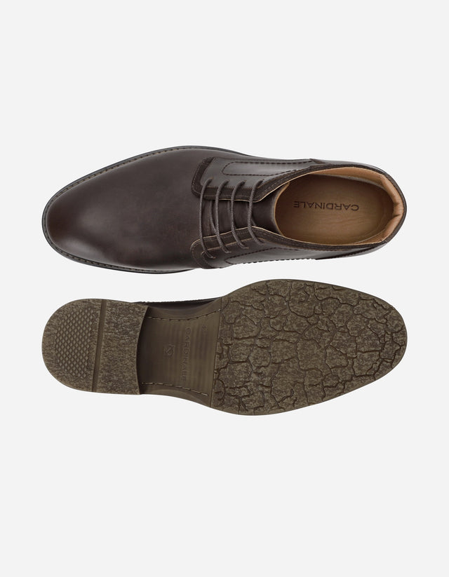 Botines Casual Urbano Hombre Cuero Corktown Café
