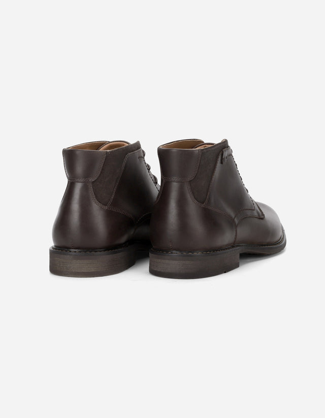 Botines Casual Urbano Hombre Cuero Corktown Café