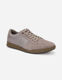 Zapatillas Hombre Cordones Cuero Y Textil Cram-0-14 Gris