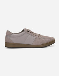 Zapatillas Hombre Cordones Cuero Y Textil Cram-0-14 Gris