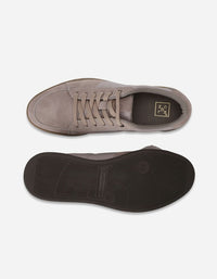 Zapatillas Hombre Cordones Cuero Y Textil Cram-0-14 Gris