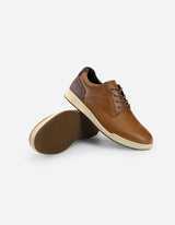 Zapatos Hombre Cuero Cram-0-21 Brandy