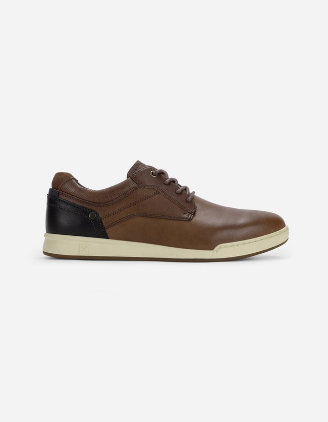 Zapatos Hombre Cuero Cram-0-21 Café