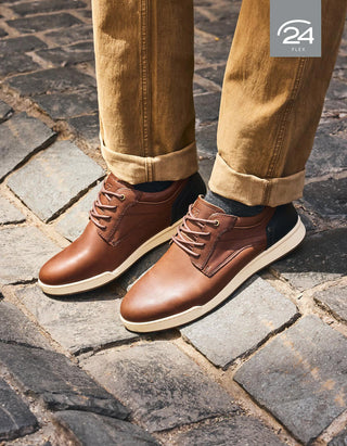 Zapatos Hombre Cuero Cram-0-21 Brandy
