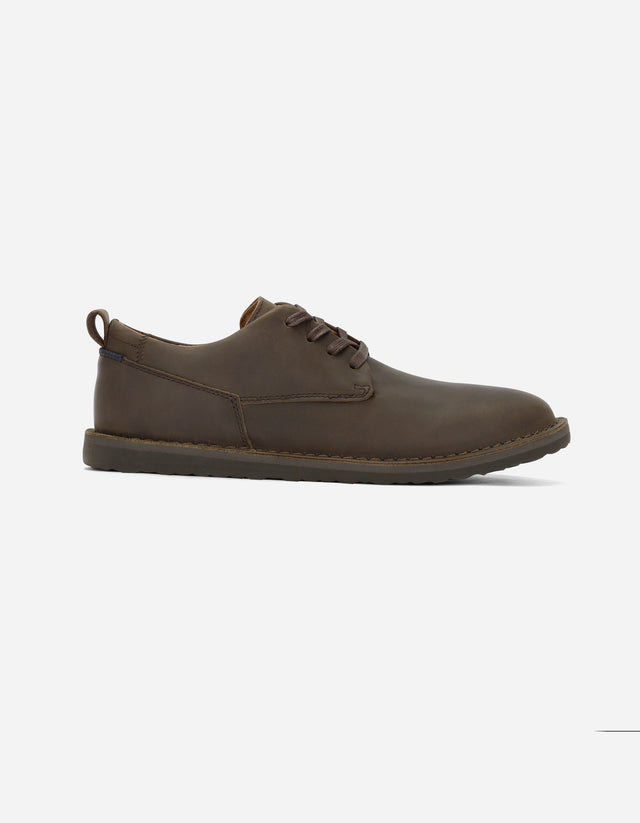 Zapatos Casual Hombre Cuero Cramber Café