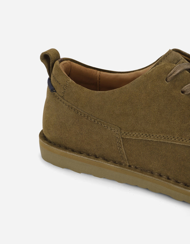 Zapatos Casual Hombre Gamuza Cramber Café