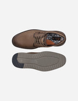 Zapatos Casual Formal Hombre Derby Cuero Crieff-0-31 Taupé Bullboxer