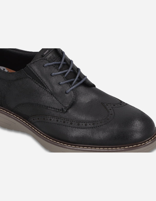 Zapatos Hombre Cuero Crieff-0-32 Negro Bullboxer