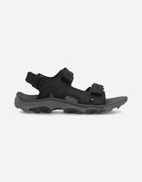 Sandalias Hombre Cuero Dangal-9-01 Negro