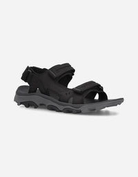 Sandalias Hombre Cuero Dangal-9-01 Negro