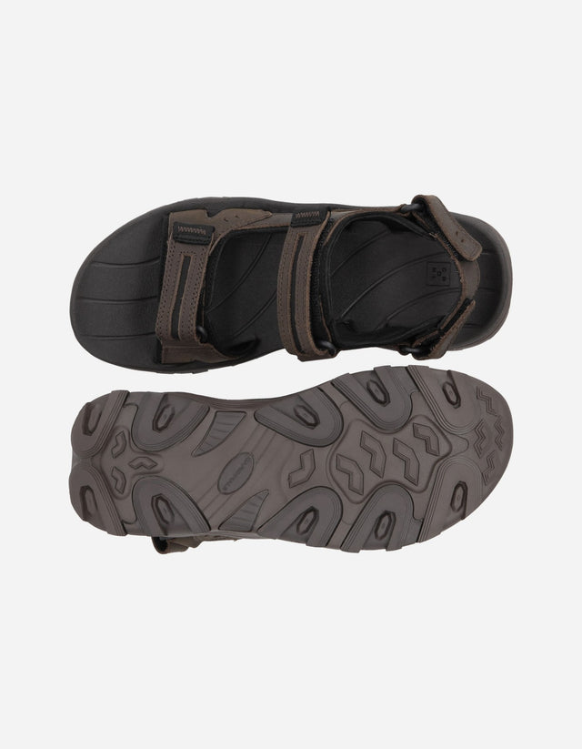 Sandalias Hombre Cuero Dangal-9-01 Taupé