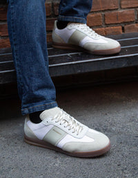 Zapatillas Urbanas Hombre Cuero Y Textil Delft-0-01 Blanco B Bullboxer