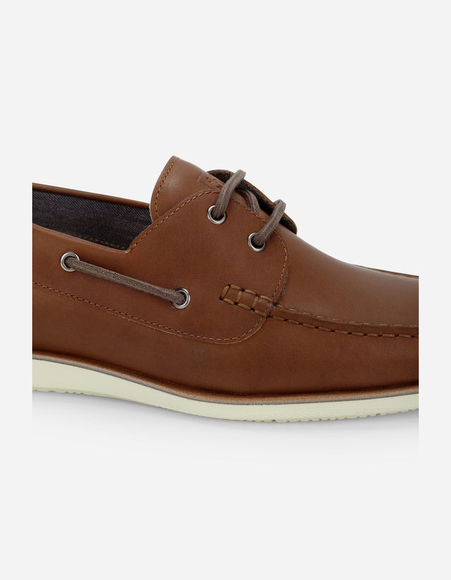 Zapato Mocasín Náutico Hombre Cuero X-Light Dockwalk Brandy