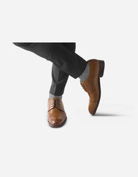 Zapatos Hombre Cuero Suela Dommer-0-05-Brandy