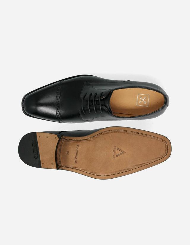 Zapatos Formal Hombre Cuero Suela Dommer-0-05-Negro