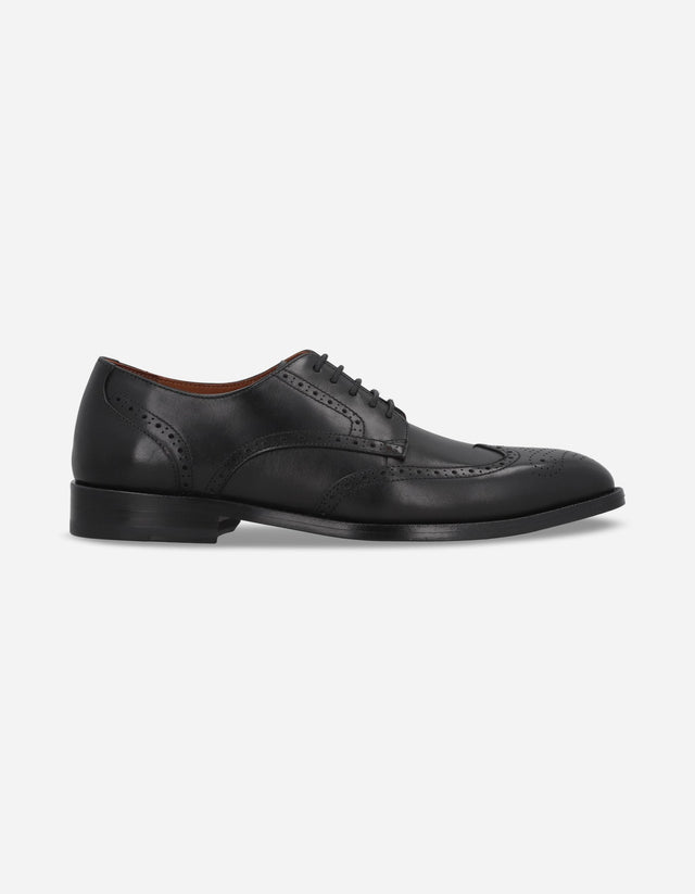Zapatos Formal Hombre Suela Cuero Dommer-0-06 Negro