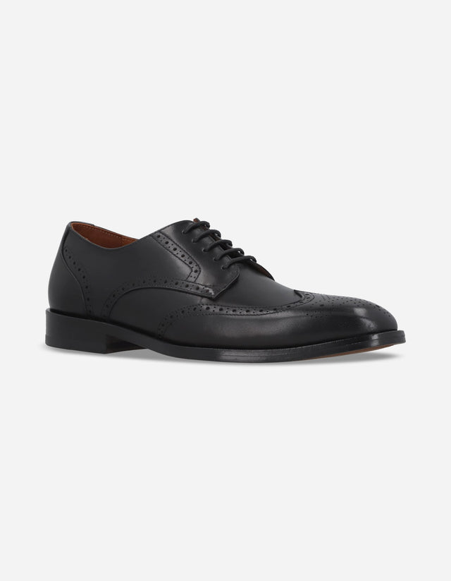 Zapatos Formal Hombre Suela Cuero Dommer-0-06 Negro