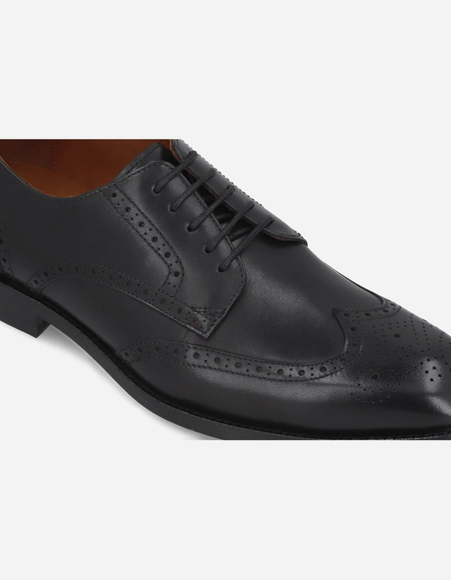 Zapatos Hombre Suela Cuero Dommer-0-06 Negro