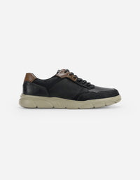 Zapatillas Hombre Cuero Dosscourt-0-02 Negro