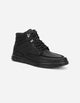 Zapatilla Caña Alta Hombre Cuero Dosscourt Negro