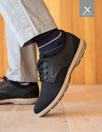 Zapatos Hombre Cuero Tejido Dozza-0-19 Negro