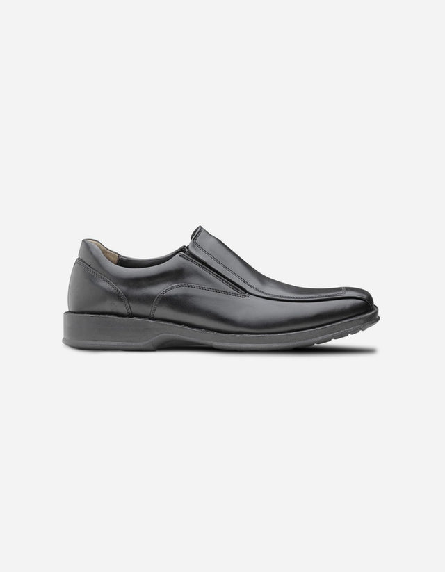 Zapatos Hombre Cuero Slip-On 24 Flex Financial-3-81-Negro