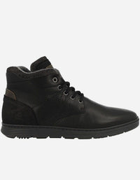 Bullboxer Zapatillas Hombre Caña Alta Cuero Finsbury-6-61 Negro