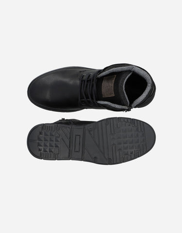 Bullboxer Zapatillas Hombre Caña Alta Cuero Finsbury-6-61 Negro