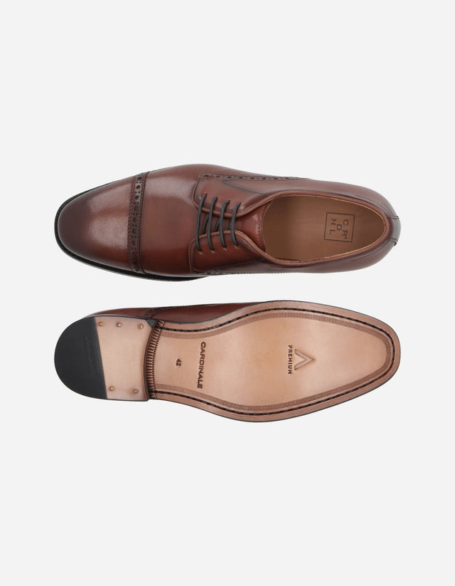 Zapatos Formal Hombre Suela Cuero Fintown-0-02 Brandy