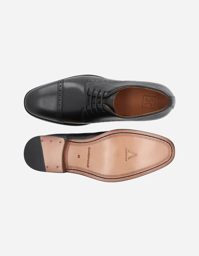 Zapatos Formal Hombre Suela Cuero Fintown-0-02 Negro