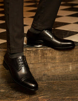 Zapatos Hombre Suela Cuero Fintown-0-02 Negro