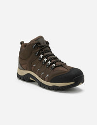 Botines Hombre Cuero Y Textil Outdoor Fiordo-6-22-Cafe1