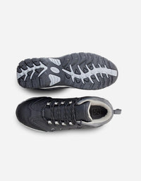 Botines Hombre Cuero Y Textil Outdoor Fiordo-6-22-Negro