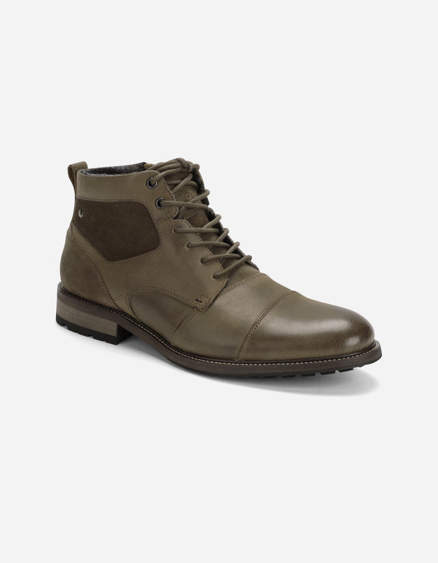 Botines Casual Urbano Hombre Cuero Fitzroy Café