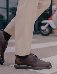 Zapatos Hombre Cuero Flandes-0-52 Café