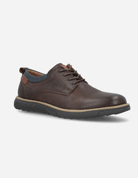 Zapatos Hombre Cuero Flandes-0-52 Café