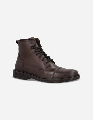 Botines Bototos Urbanos Hombre Cuero Fuse-6-21 Café Bullboxer