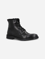 Botines Bototos Urbanos Hombre Cuero Fuse-6-21 Negro Bullboxer