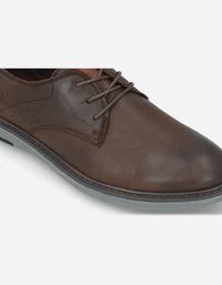 Zapatos Hombre Cuero Gand-0-50 Café