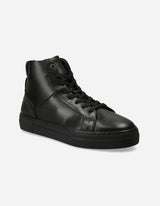 Bullboxer Zapatillas Hombre Caña Alta Cuero Glasgow-6-45 Negro
