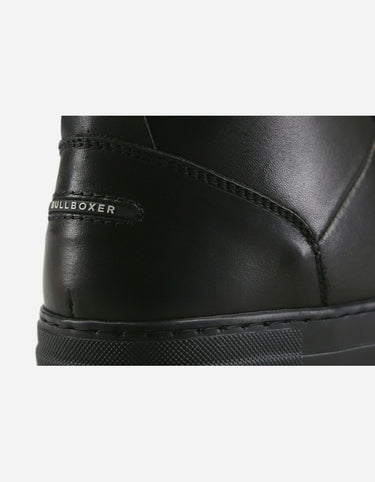 Bullboxer Zapatillas Hombre Caña Alta Cuero Glasgow-6-45 Negro