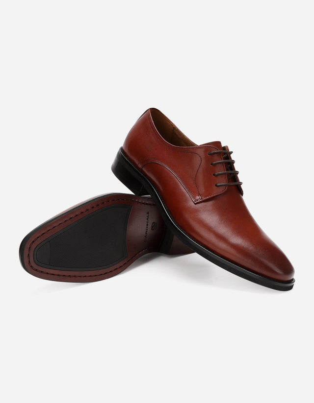 Zapatos Hombre Cordones Cuero Granier-0-86 Café B
